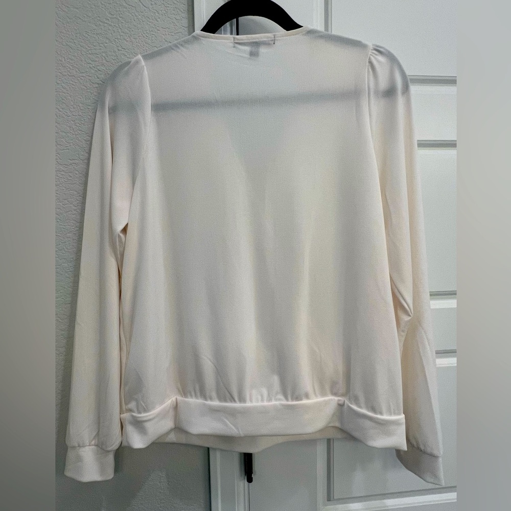 Banana Republic Faux-wrap V-neck Blouse
